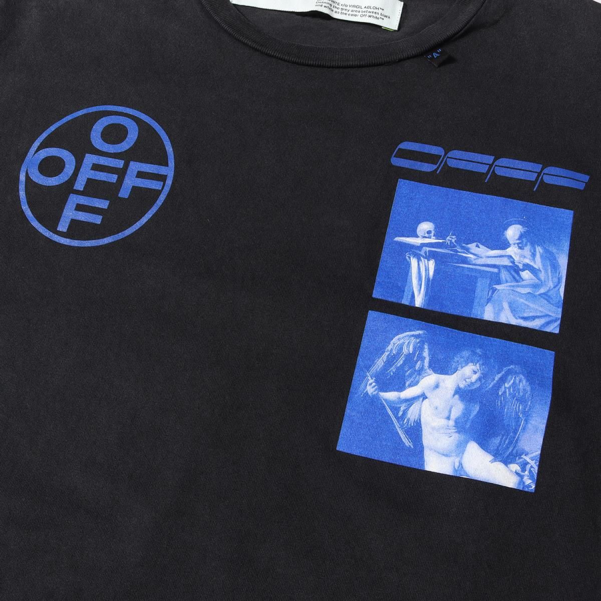 美品 OFF-WHITE オフホワイト Tシャツ 絵画 グラフィック クルーネック