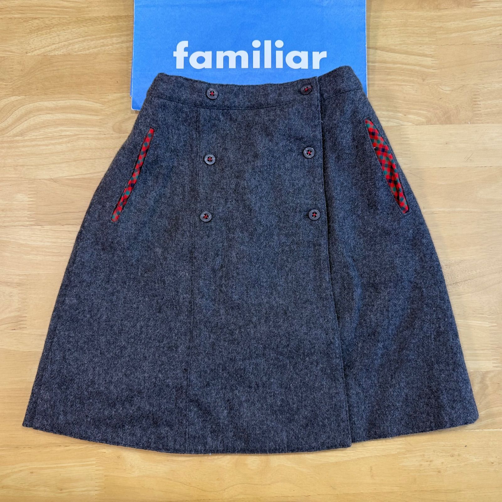 ファミリアスカート◎美品◎サイズ130 - メルカリ
