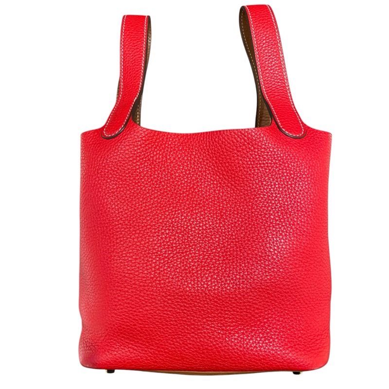 エルメス HERMES ピコタンロックPM カザック Y刻 ルージュク・ゴールド  