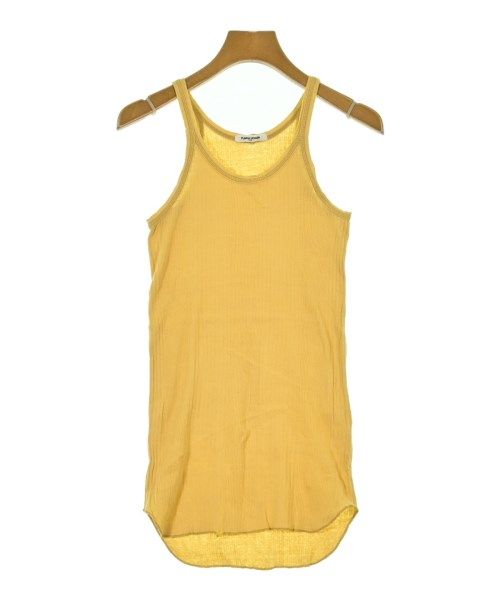 【お気にいる】 fumika uchida リブタンクトップyellow トップス