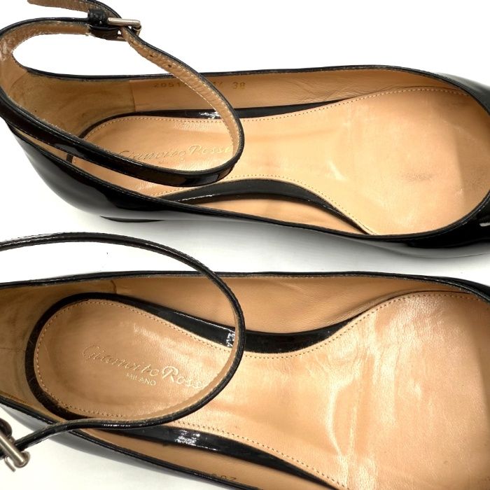 ジャンヴィトロッシ Gianvito Rossi フラットパンプス アンクル