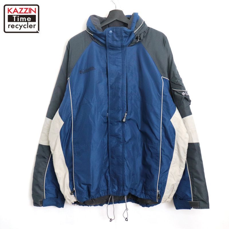 00s Columbia 裏地フリース ナイロンジャケット メンズ 表記XLサイズ 