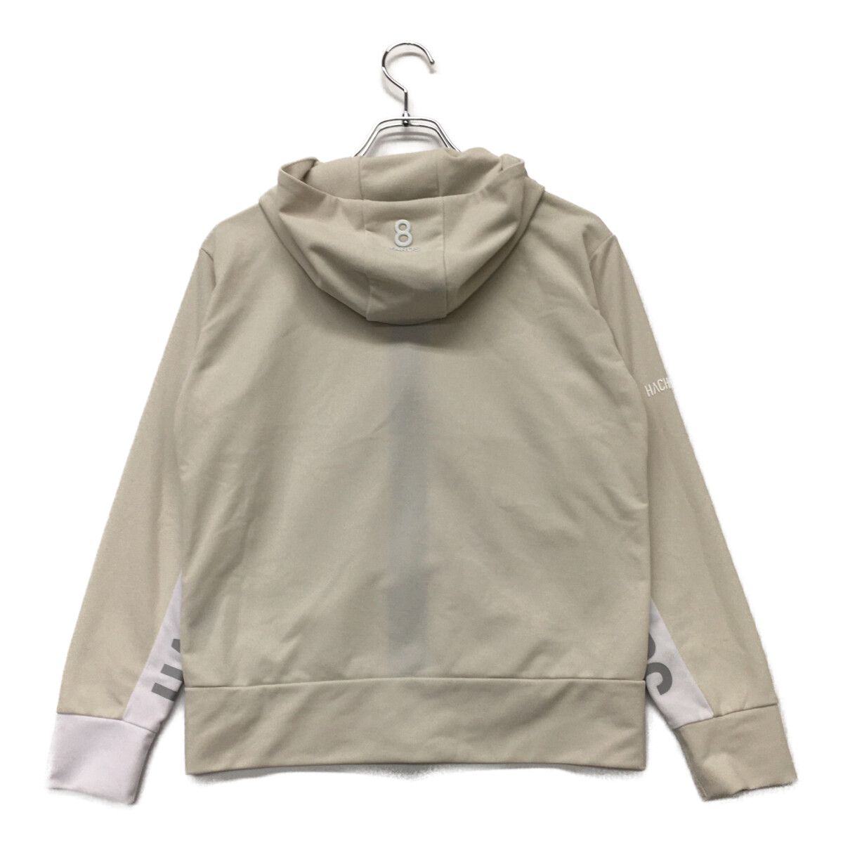中古 レディース ハチヤーズ 8YARDS パーカー M 薄ベージュ