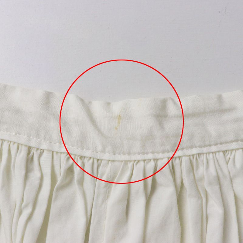 オールドマンズテーラー R&D.M.Co- コットン ギャザー フレア スカート  