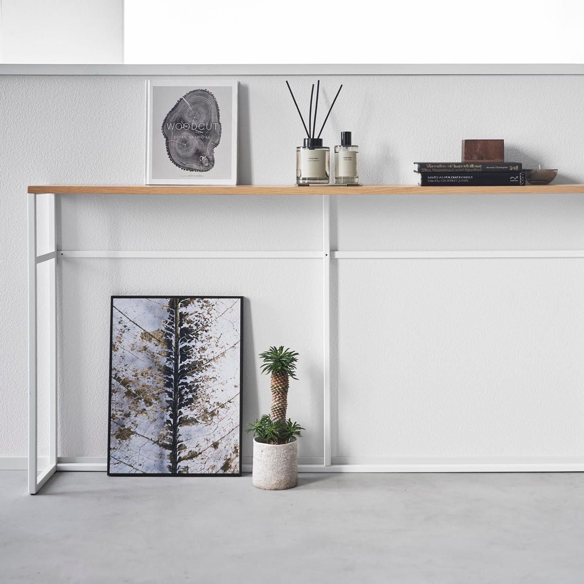 山崎実業 tower ソファー裏コンソールテーブル タワー （ タワー