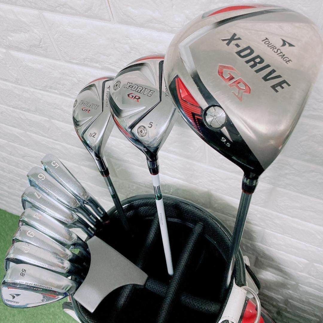 ゴルフクラブ メンズ セット ブリヂストン 11本 初心者