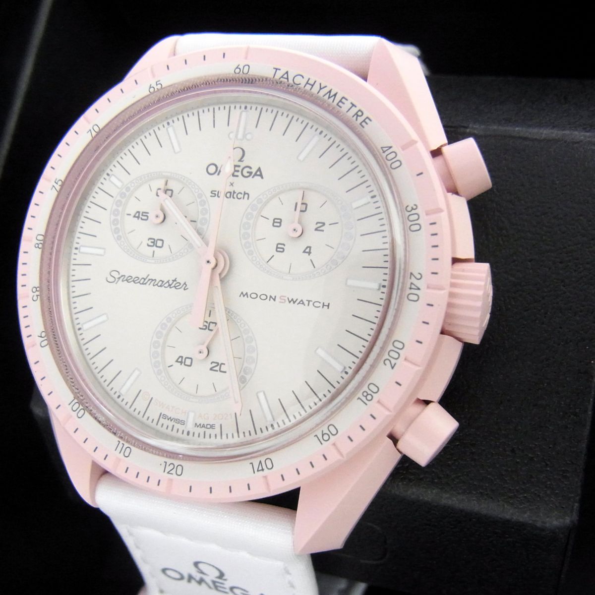 美品◇OMEGA×swatchMISSION TO VENUS スピードマスター ムーン 