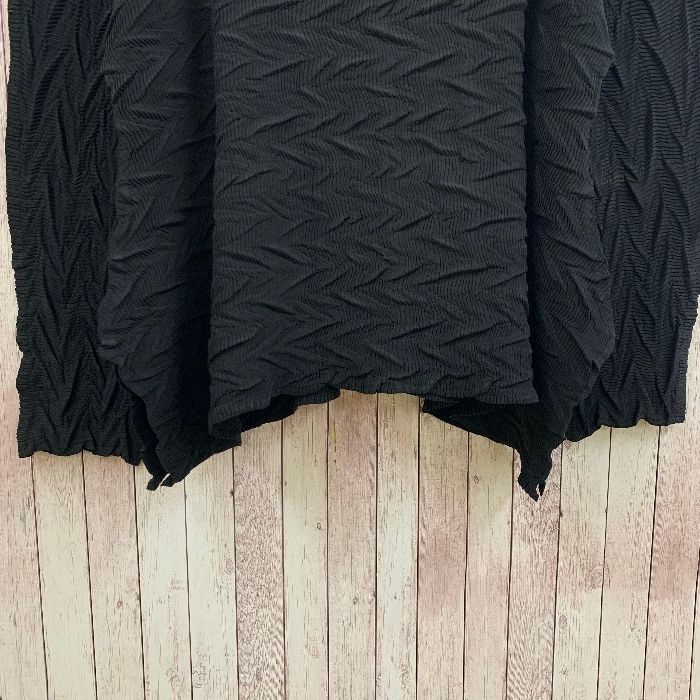 ISSEY MIYAKE 黒 プリーツ 長袖 ISSEY MIYAKE 黒 プリーツ 長袖