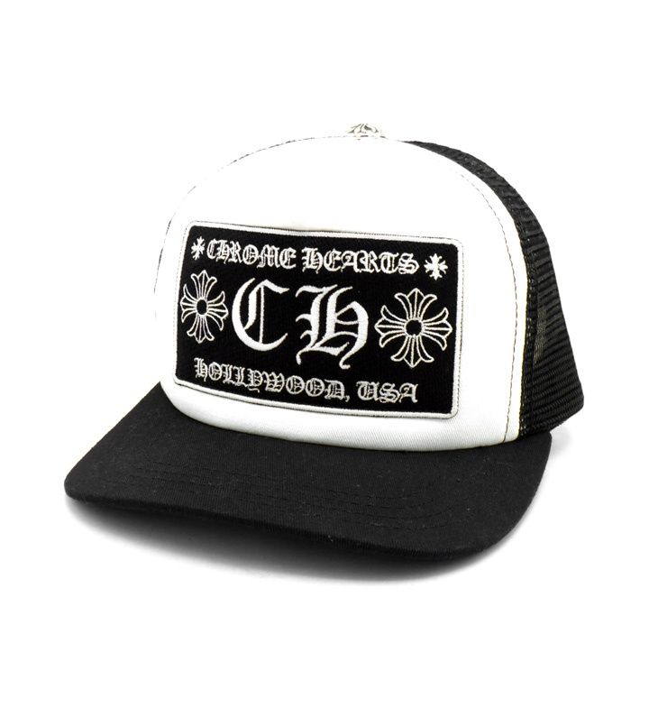 最終お値下げ❗️Chrome Hearts 正規品トラッカーキャップ クロムハーツ CHROME HEARTS 【 CH TRUCKER CAP 】 CH 刺繍