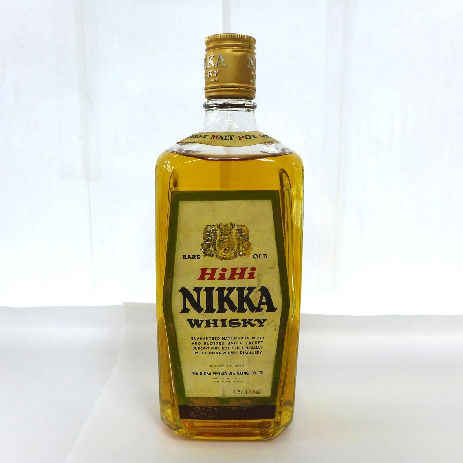 ハイハイニッカ レアオールド ウイスキー720ml 39％