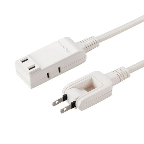 【5個セット】 サンワサプライ マイクロタップ 3個口 1m ホワイト TAP-M71WX5