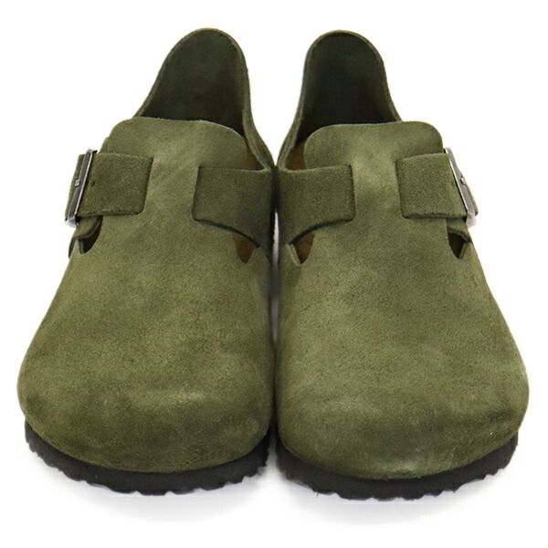 BIRKENSTOCK ビルケンシュトック 1030797 LONDON ロンドン スエードレザーシューズ THYME レギュラー BI480 レギュラー 43-約28.0cm