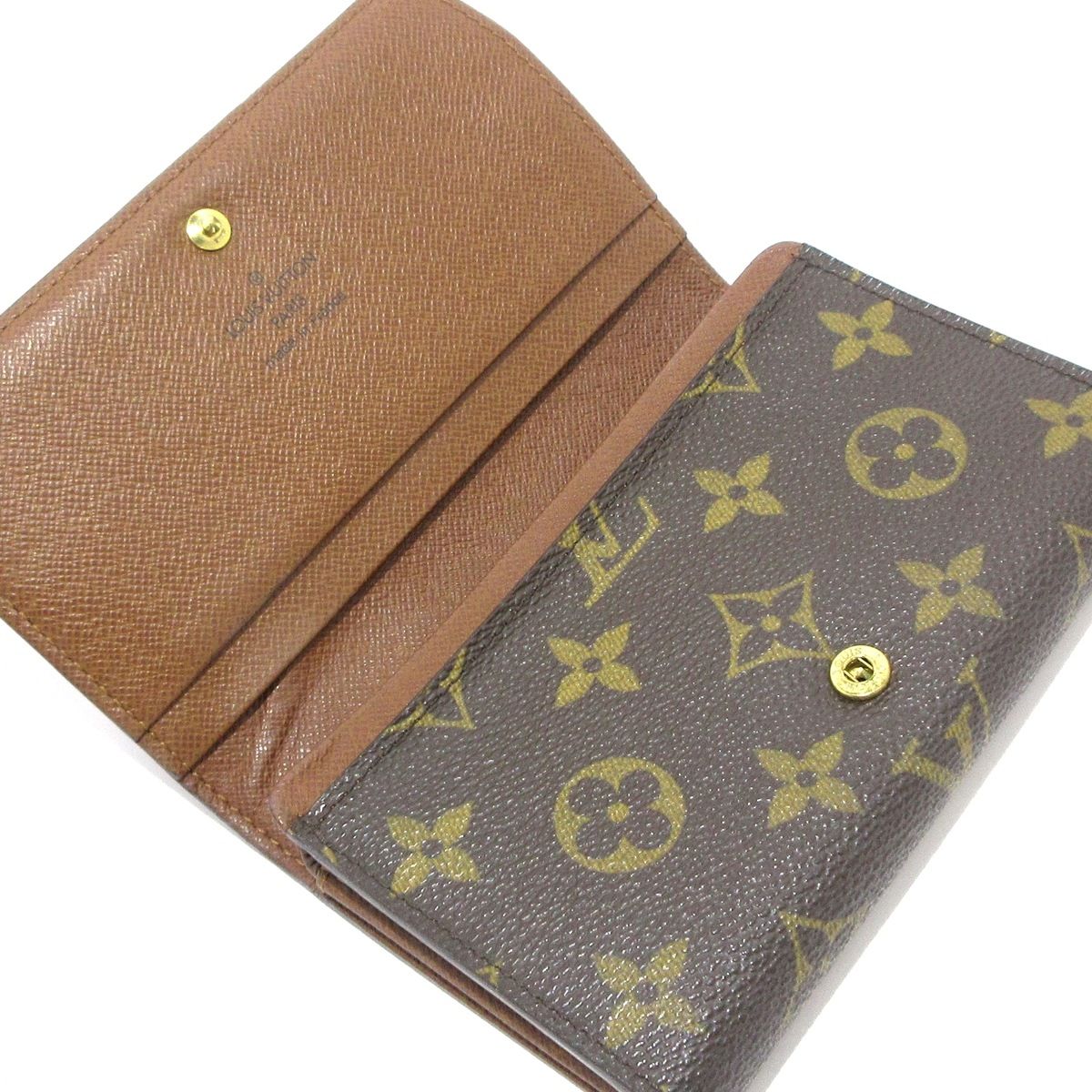 ルイヴィトン ポルトモネ ビエ トレゾール コンパクト 二つ折り財布 モノグラム LOUIS VUITTON(ルイヴィトン) 2つ折り財布 モノグラム ポルト