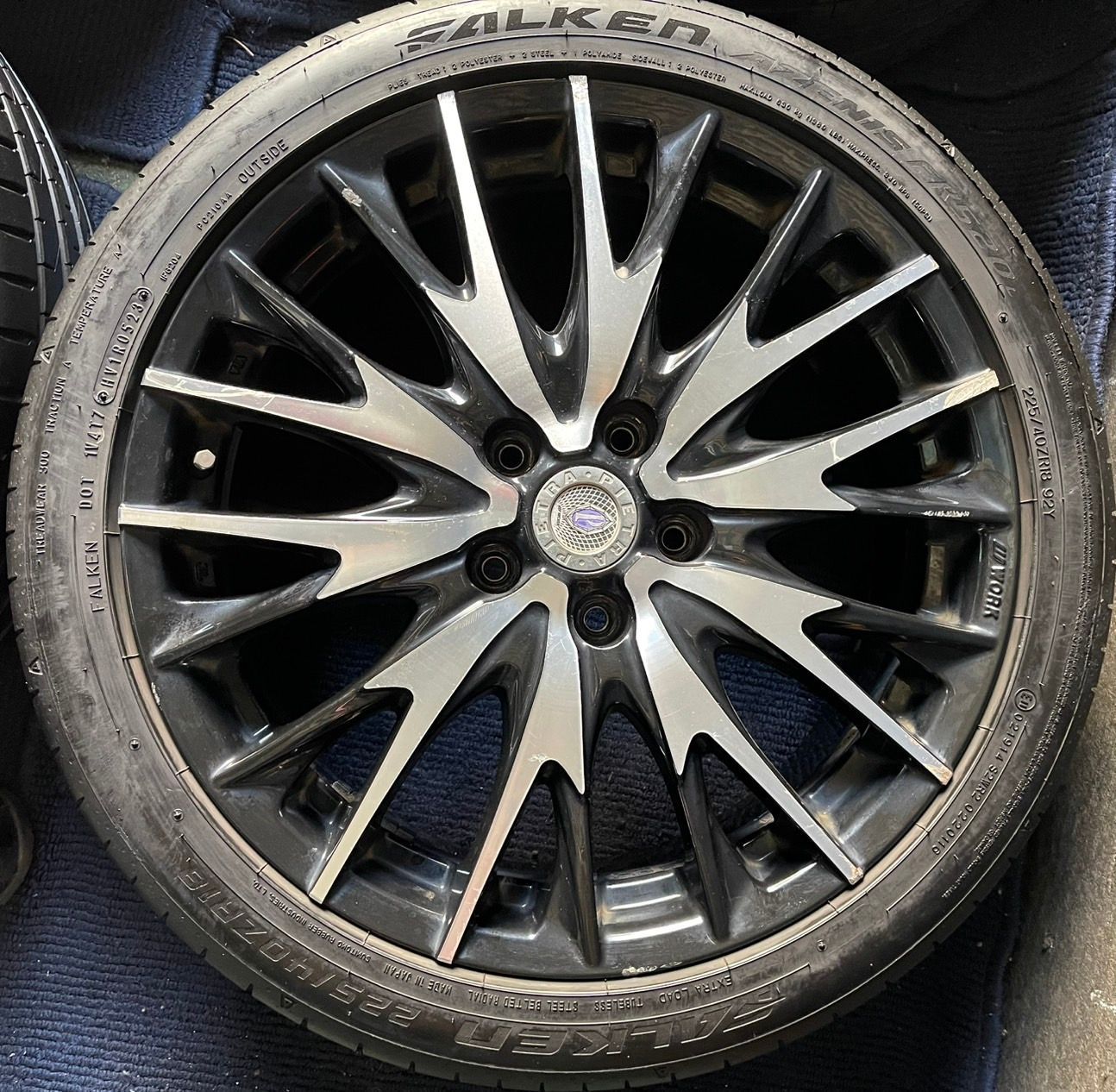 送料込 エスティマ 純正17×7J+50 114.3-5h 17「純正品」トヨタ エスティマ純正アルミホイール 17×7.0J