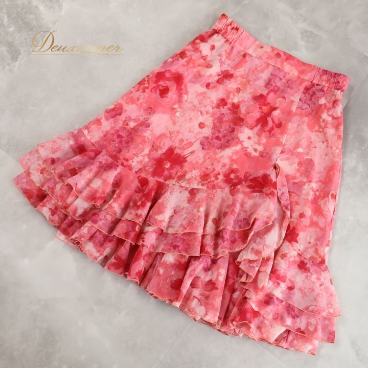 ☆チャコット Royal Dance ラベンダー花柄スカート