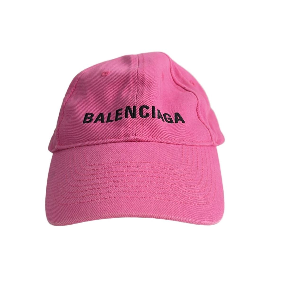 BALENCIAGA バレンシアガ キャップ L - ピンク コットン