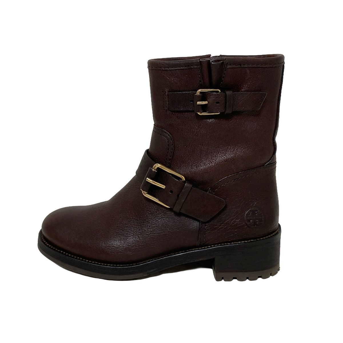 TORY BURCH(トリーバーチ) ショートブーツ 5M レディース - ダーク 