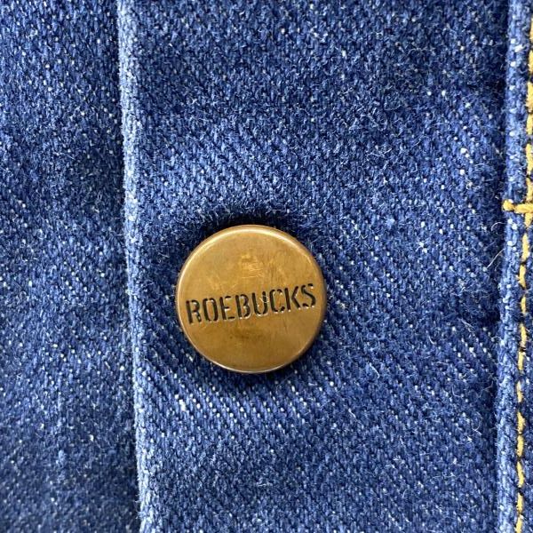 中古】ROEBUCKS 60s デニムジャケット インディゴ L相当[24] - メルカリ