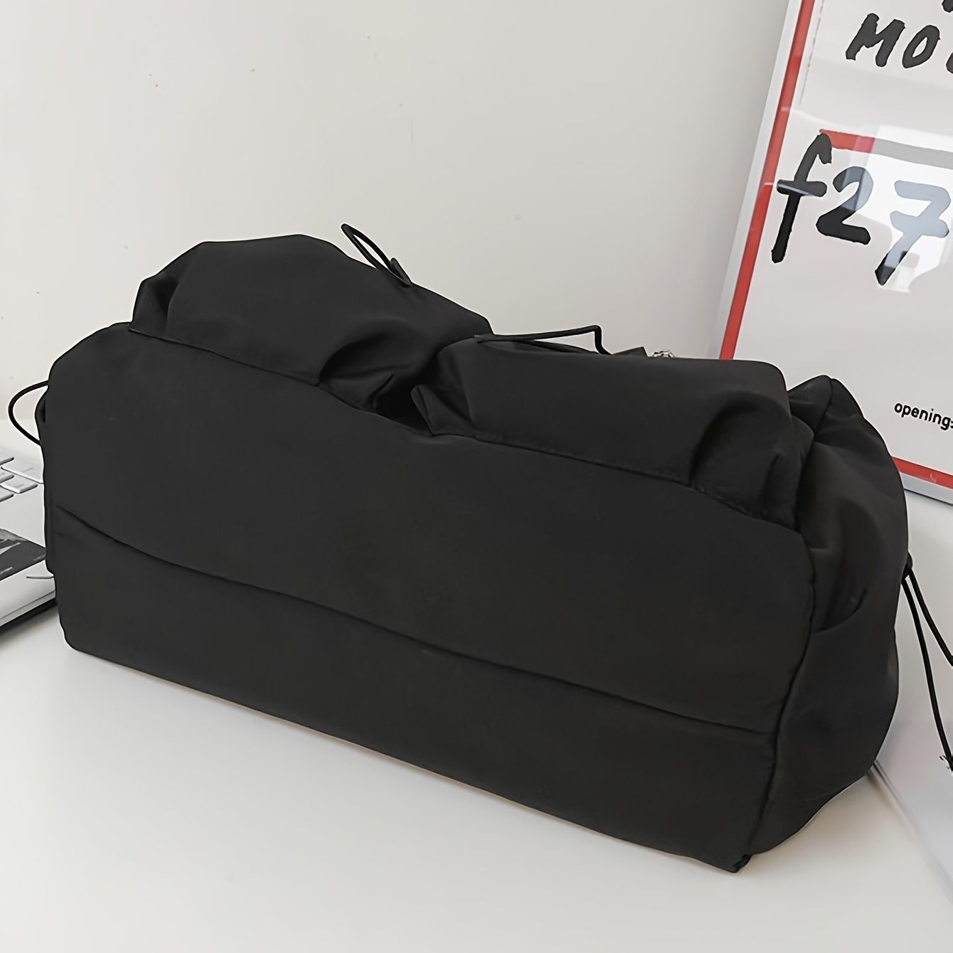   巾着型 バケット ショルダー クロスボディ(L) ショルダーバッグ 巾着 クロスボディバッグ 大容量 バッグ