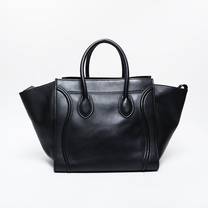 CELINE セリーヌ　ラゲージ ファントム ハンドバッグ セリーヌ ラゲージ ファントム スモールスクエア レザー
