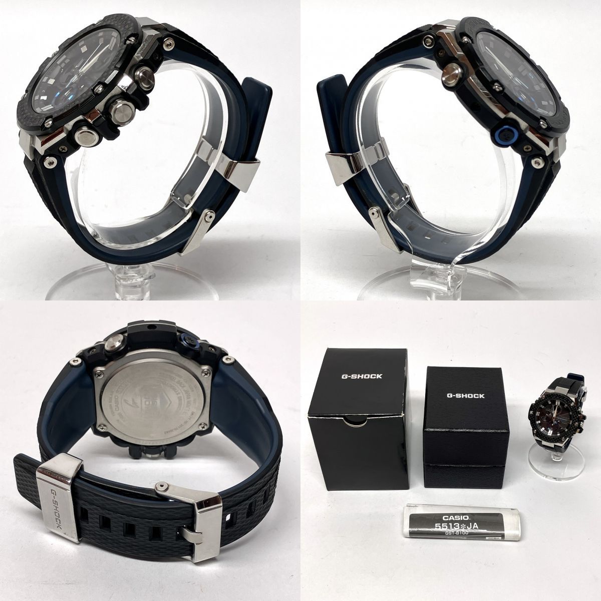 CASIO カシオ G-SHOCK アナログ ソーラー GST-B100 ※中古 【津山 CASIO カシオ G-SHOCK アナログ ソーラー GST-B100 ※中古 【津山