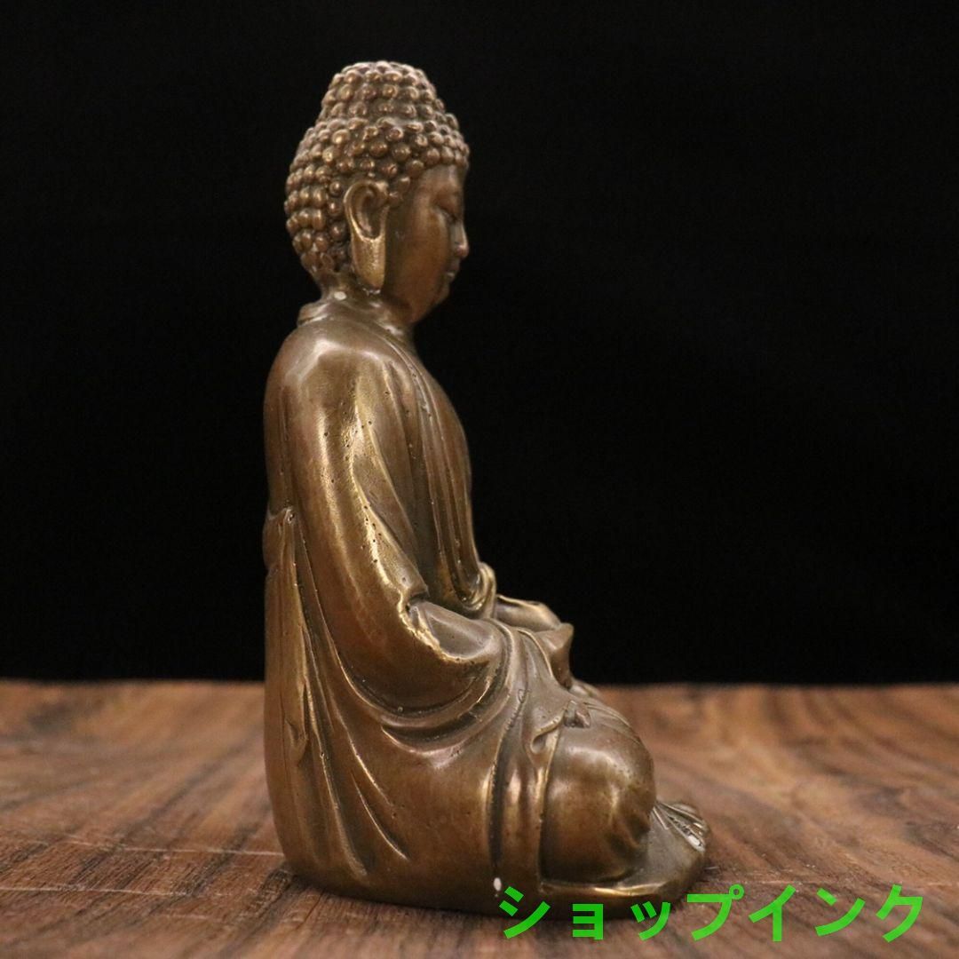 仏教美術 仏像 釈迦牟尼仏大日如来 家内 供養 置物 仏堂 銅像