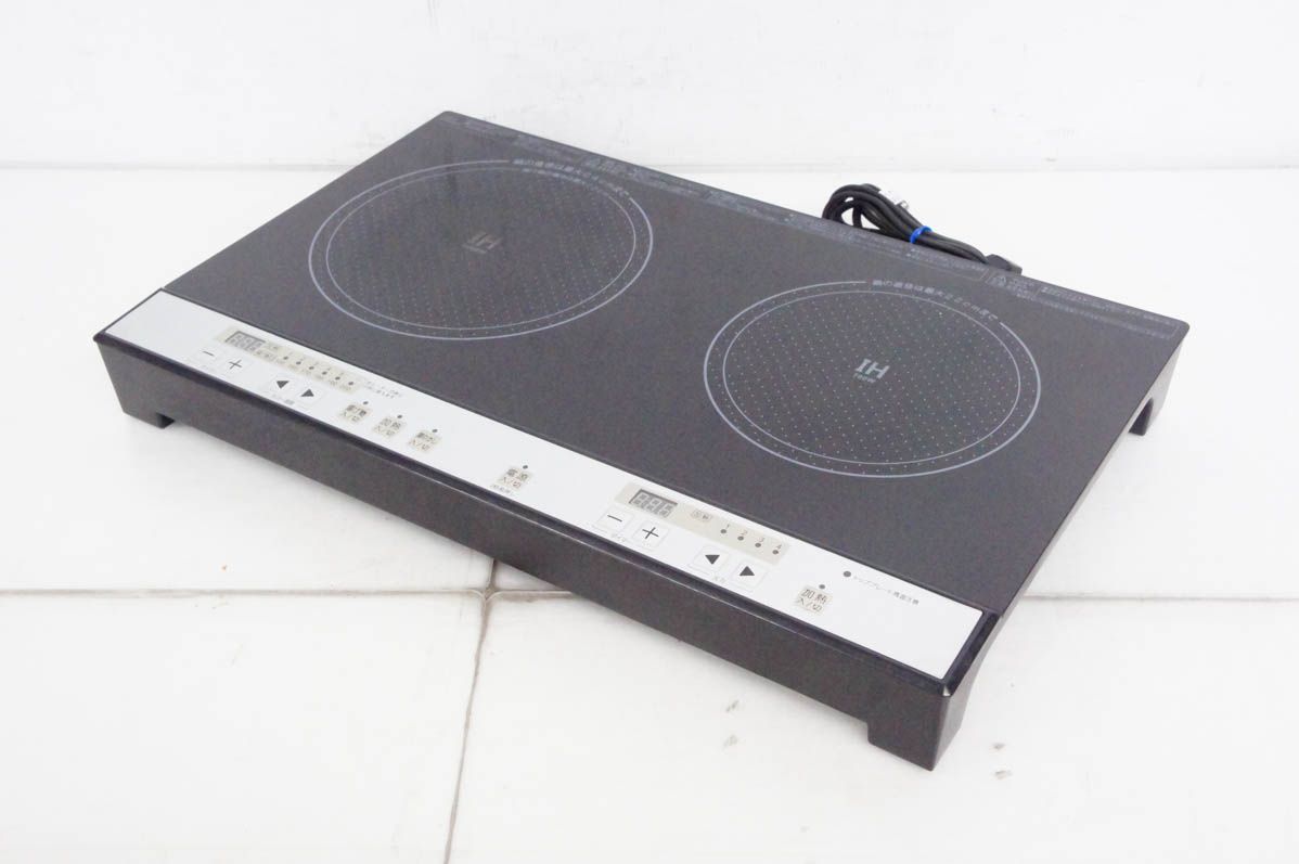 生活家電 【】パンパシフィックインターナショナル 2口卓上IH調理器 