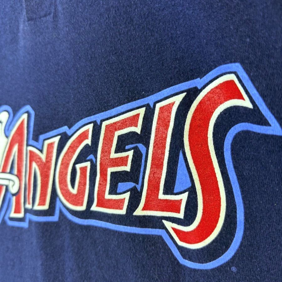 90s00sMLBアナハイムエンゼルスANGELSヘンリーネックTシャツゲーム