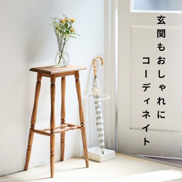 傘立て おしゃれ 陶器 ホワイト ナチュラル 白 コンパクト 玄関