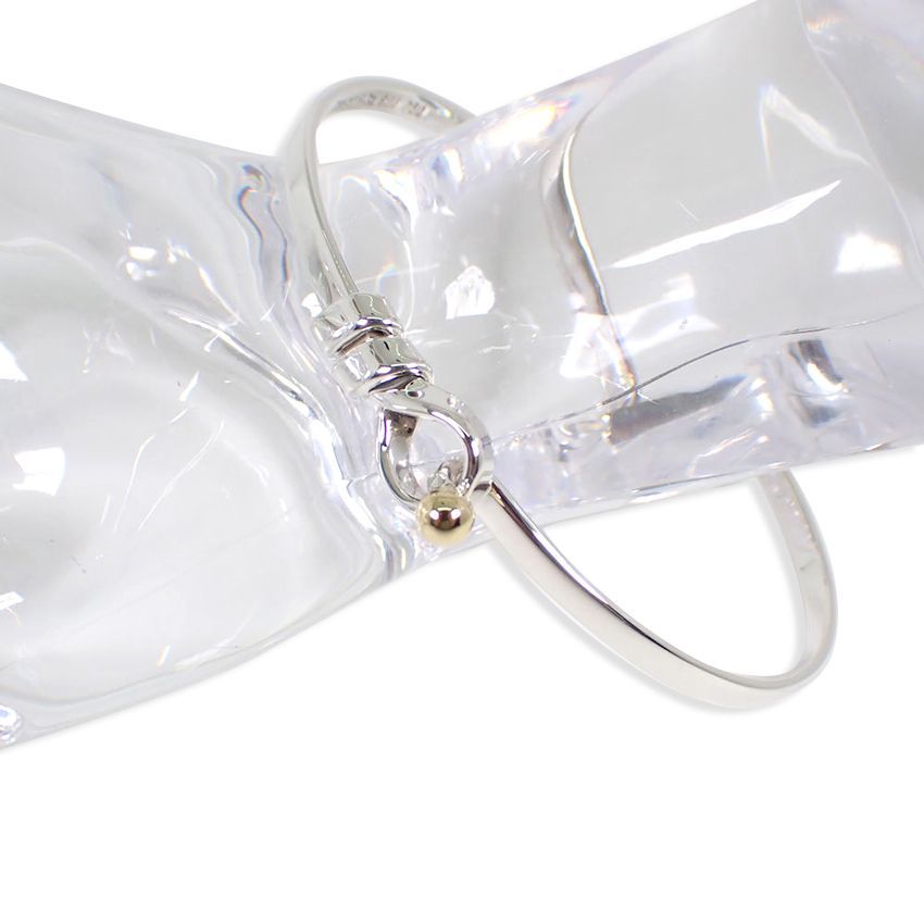 ティファニー 925/750 コンビ フック＆アイ バングル[g353-54］ - メルカリ