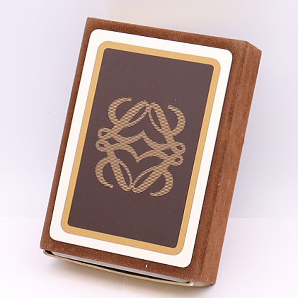 良品 ロエベ トランプ ブラウン YSD - メルカリ