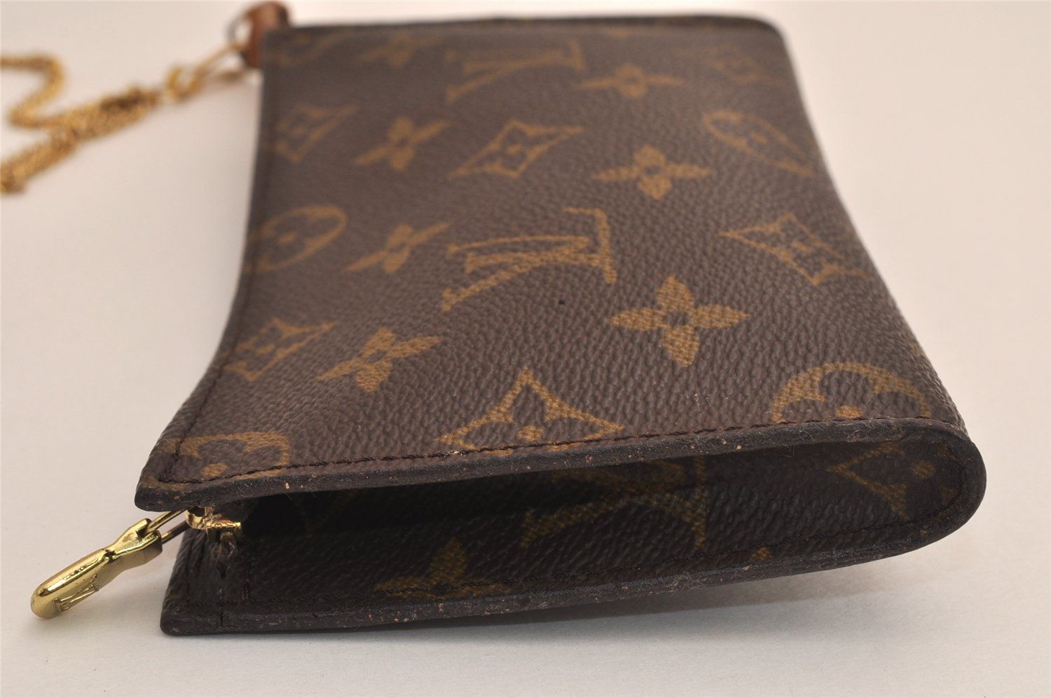 LOUIS VUITTON ルイヴィトン モノグラム バケット ポーチ ブラウン