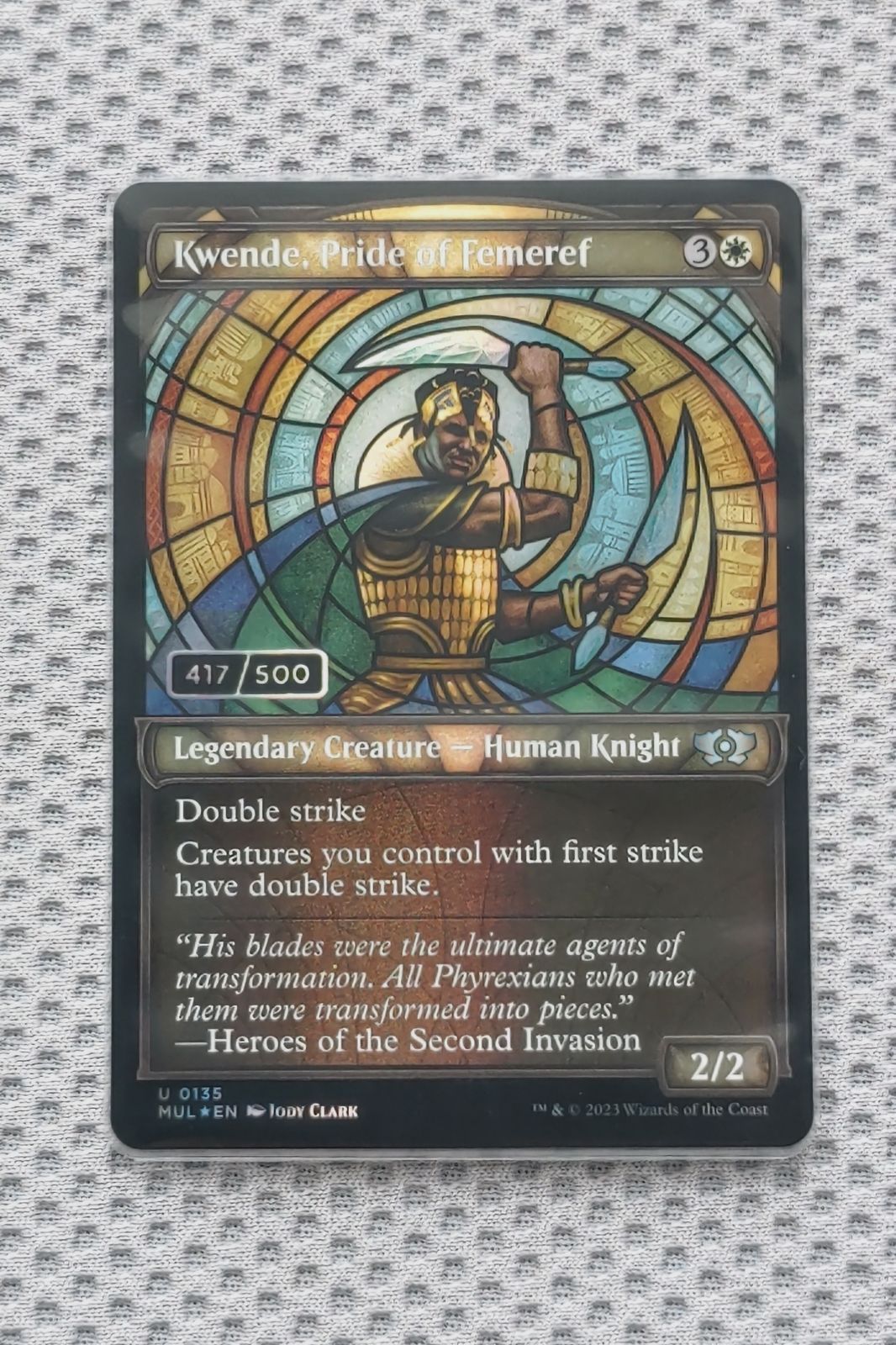ダブルレインボウ Foil フェメレフの誇り クェンデ|Kwende Pride of Femeref