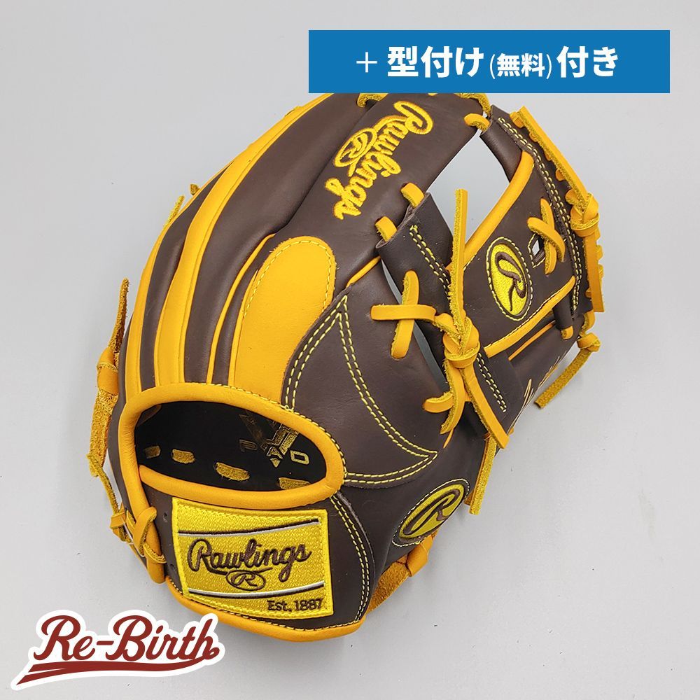 【新品】 ローリングス 軟式グローブ / 内野手用 無料型付け (Rawlings グラブ) [NE921]