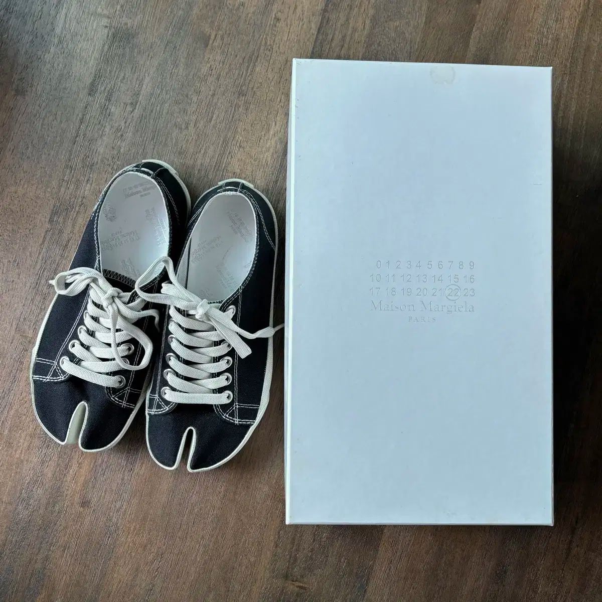 Maison Margiela メゾンマルジェラ 足袋バレエシューズ 35 Tabi ballet shoes(vintage leather)-足袋バレエシューズ-Maison
