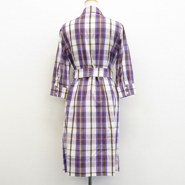 クレージュ courreges ワンピース シャツ ロング チェック