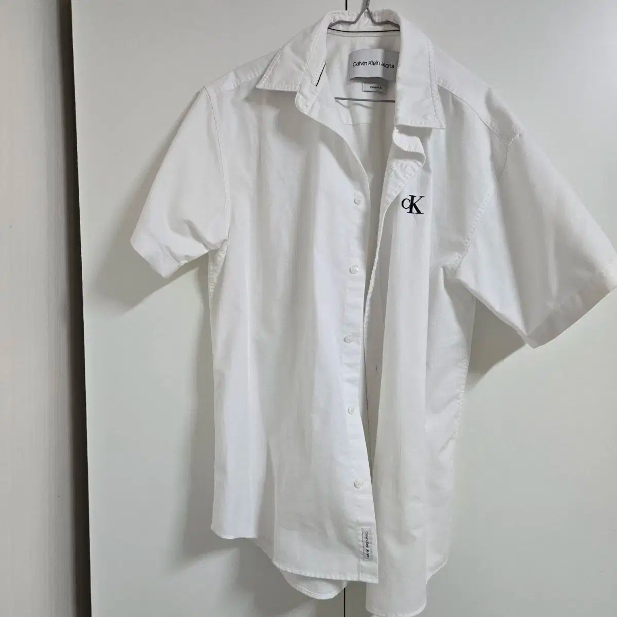 Calvin Klein カルバ ンクライン オックスフォード 半袖シャツ s サイズ