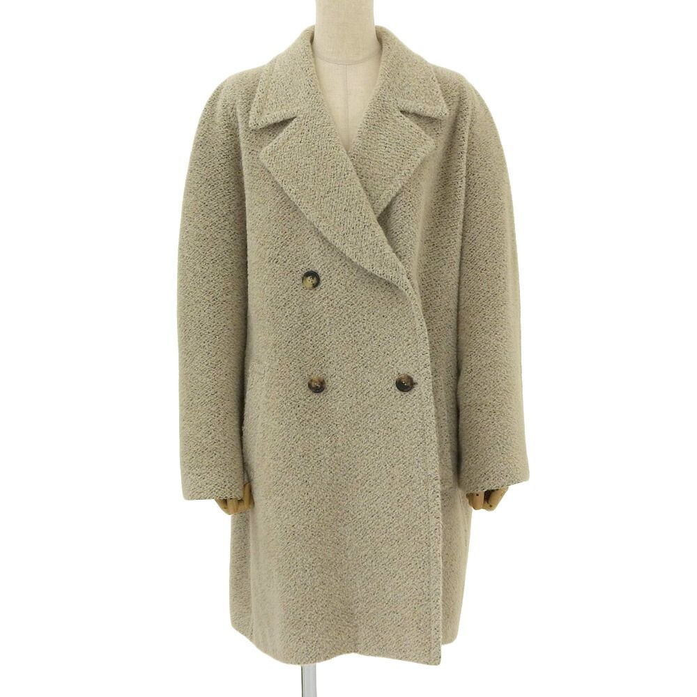超美品 アニオナ AGNONA 80年代 ヴィンテージ 1枚袖 アルパカ混 ダブル