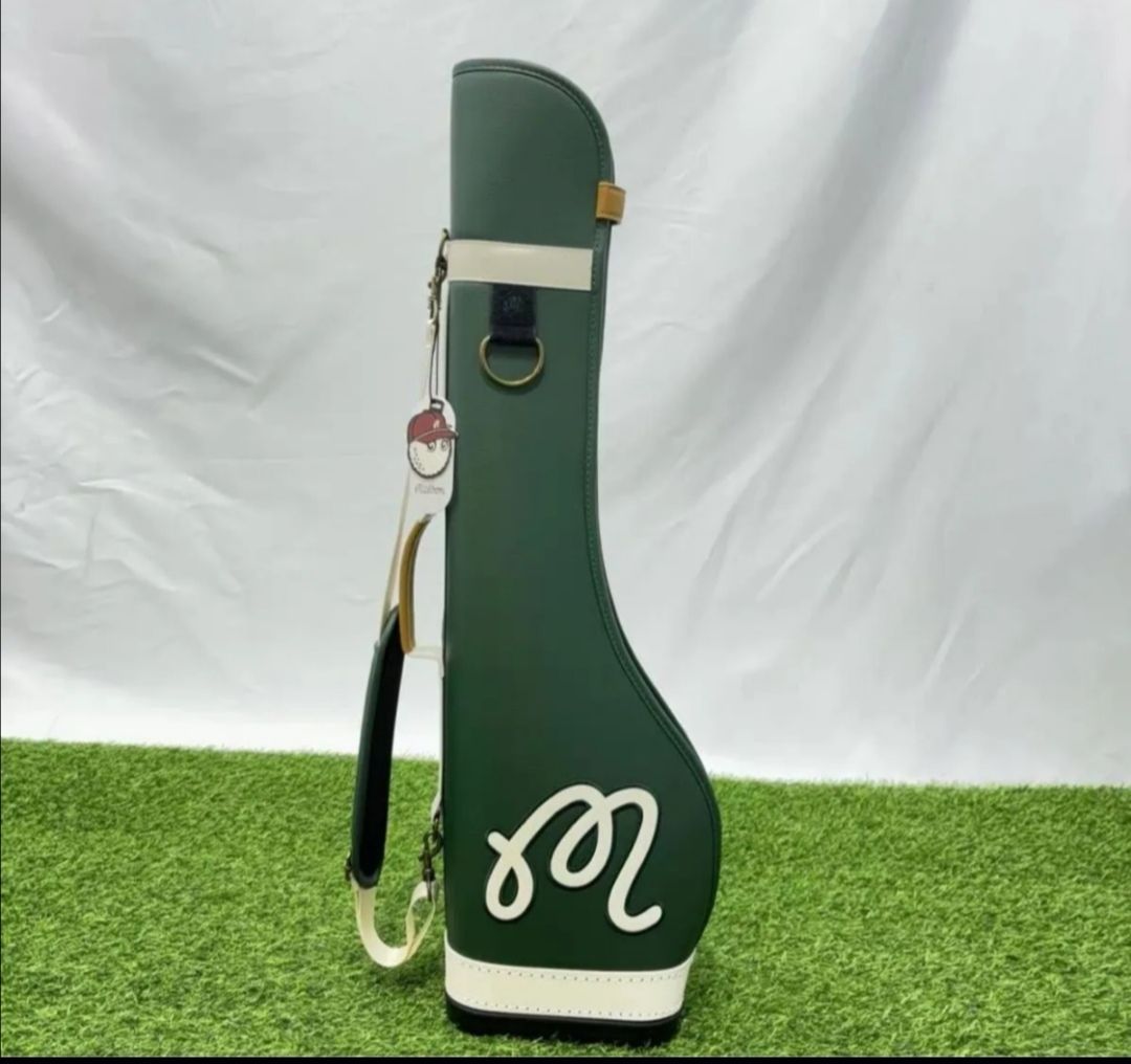 【新品未使用】マルボン　Malbon golf クラブケース グリーン malbon マルボンクラブケース ハーフハーフケース クラブ