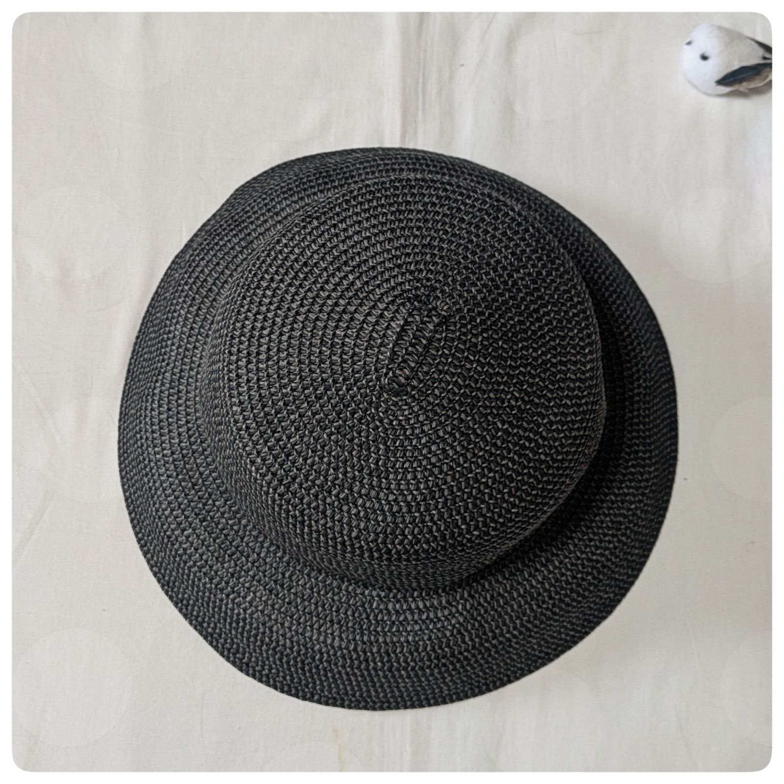 美品】エレンディーク ペーパーカサブランカハット 麦わら帽子