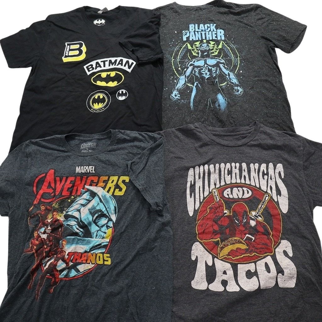 古着卸 まとめ売り マーベル DCコミック 半袖Tシャツ 16枚セット