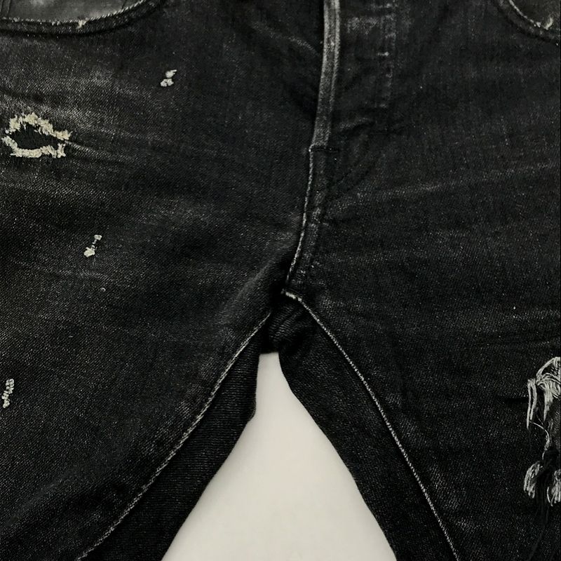 OVERDESIGN  スキニー ダメージ オーバーデザイン デニム パンツ OVERDESIGN オーバーデザイン デニムパンツ ジーンズ ダメージ