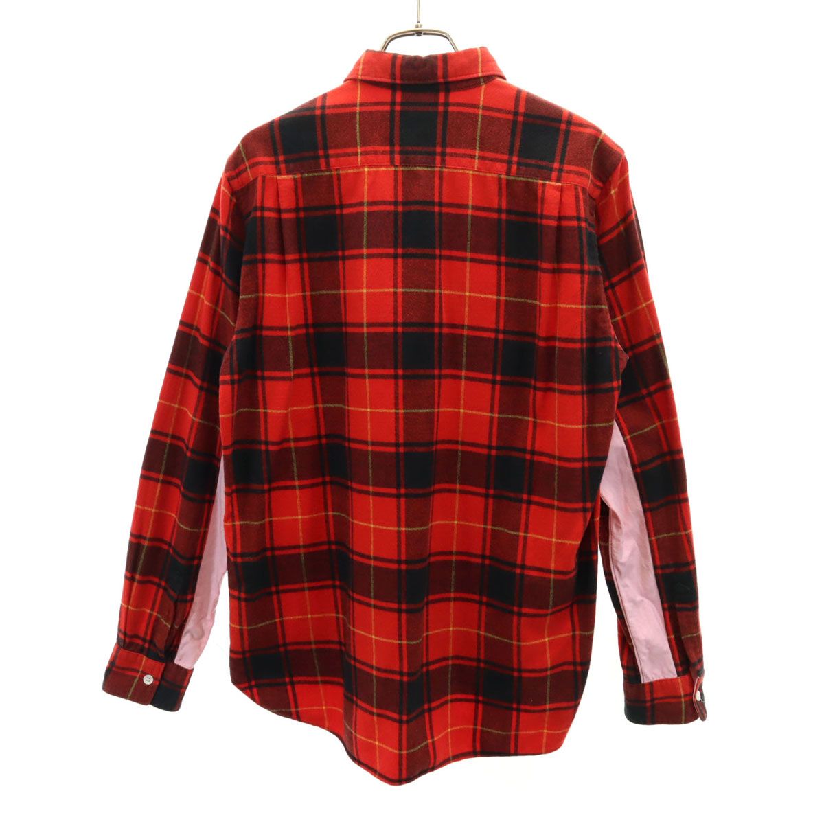 COMME des GARCONS HOMME チェック柄ボタン 長袖シャツ COMME des GARCONS SHIRT コムデギャルソンシャツ ×SUPREME
