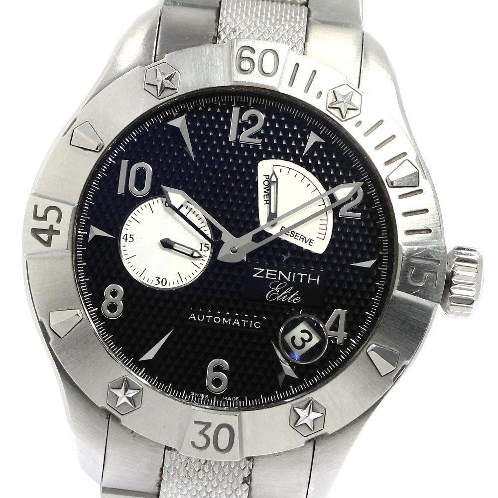 ゼニス ZENITH 03.0516.685 デファイ クラシック パワーリザーブ エリート 自動巻き メンズ良品_773220
