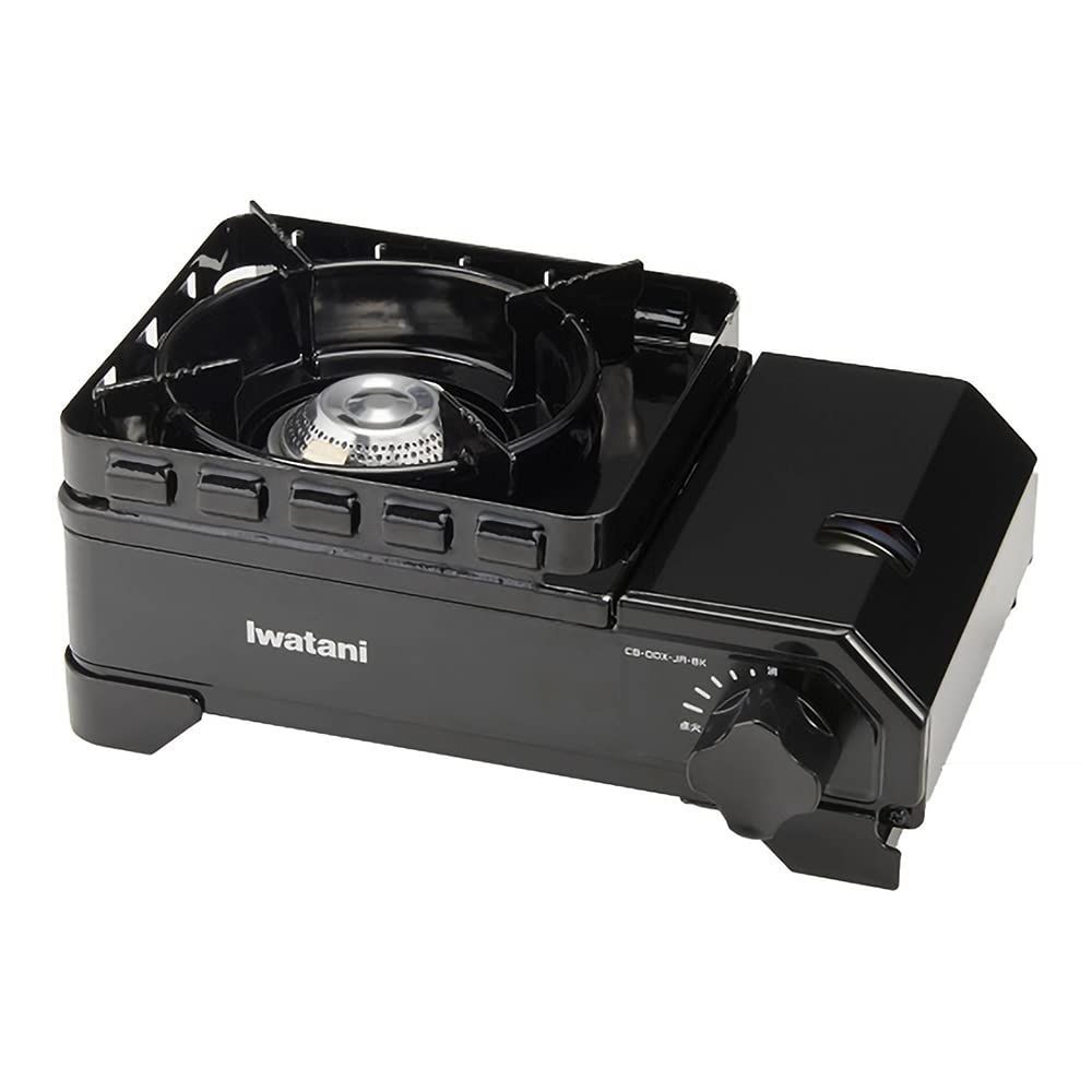 【大人気】Iwatani イワタニ カセットコンロ ガス タフまるJr. 日本製 ダッチオーブン 使用可 ブラック
