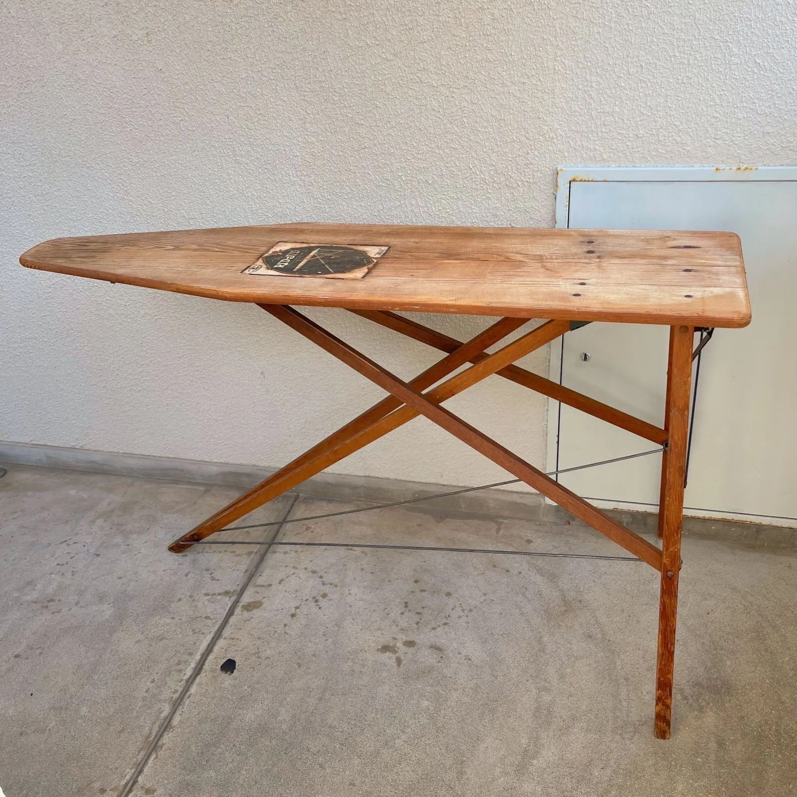 希少サイズ】アイロン台 木製 ヴィンテージ