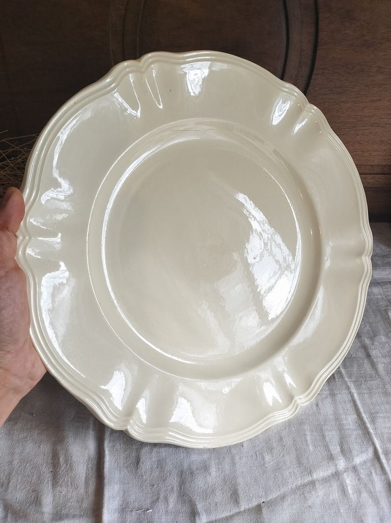 美品˚✧₊フランスアンティーク˚✧ サルグミンヌの花リムꕤ︎︎大皿❁⃘˚✧⁎ 0b57efff349a729ed77e4d93ed6f75