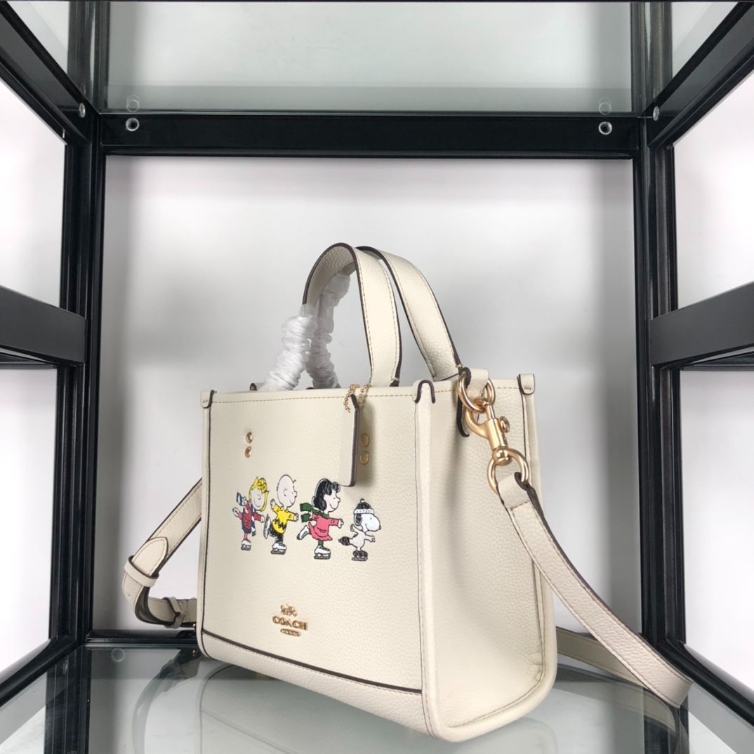COACH コーチバッグ CE850 Coach x Peanuts スヌーピーコラボ トート  