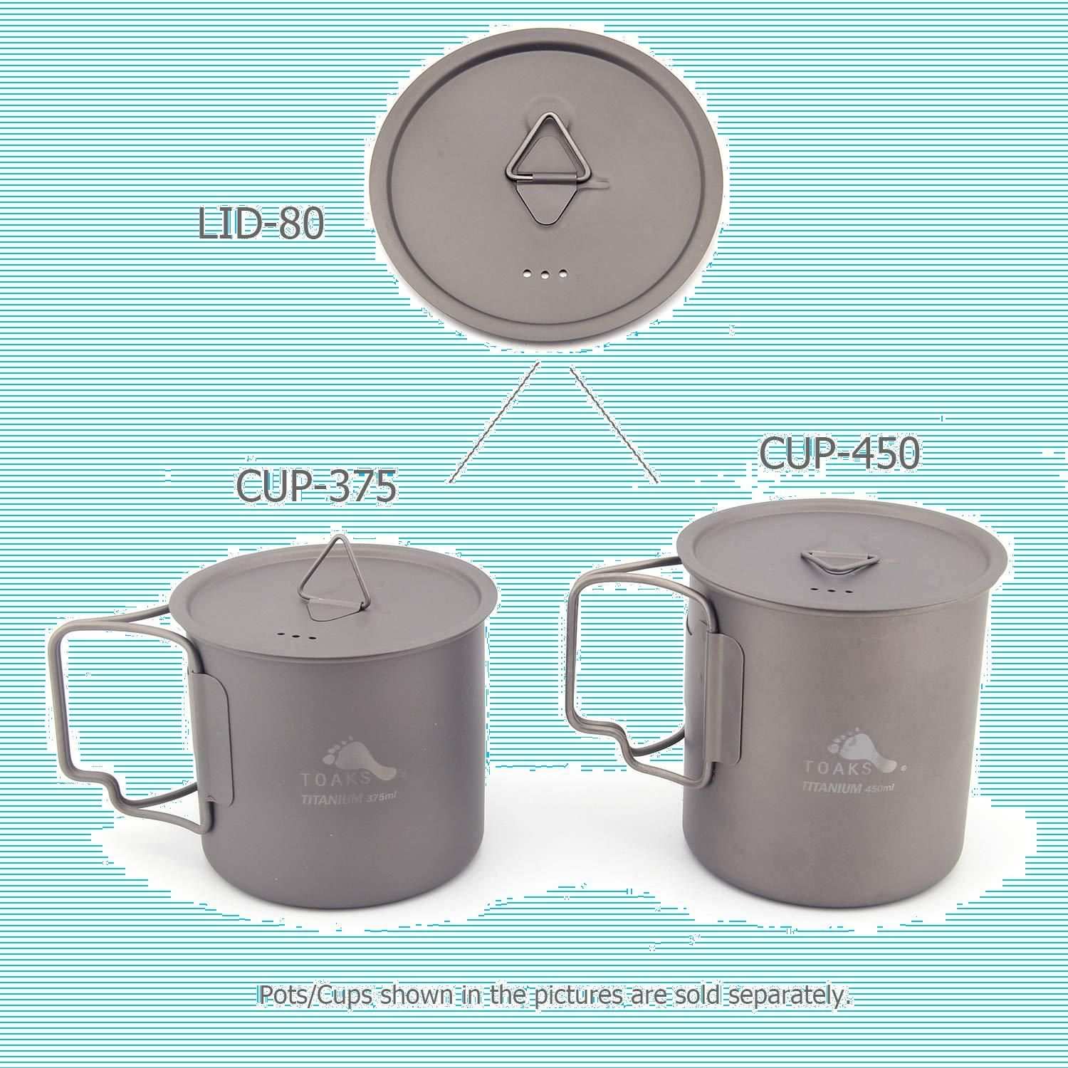 TOAKS(トークス) チタニウム 軽量 登山 900mLポット 124g TOAKS