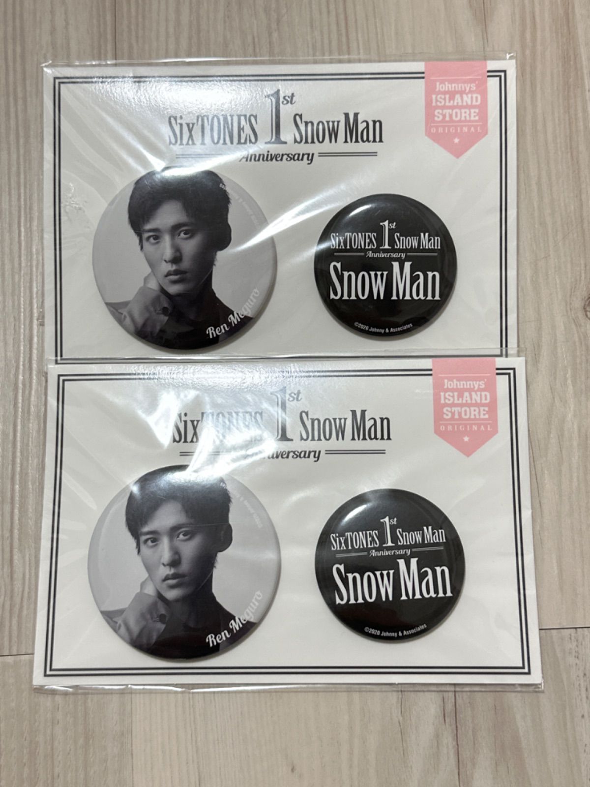 SixTONES Snow Man 1st Anniversary 目黒蓮 缶バ